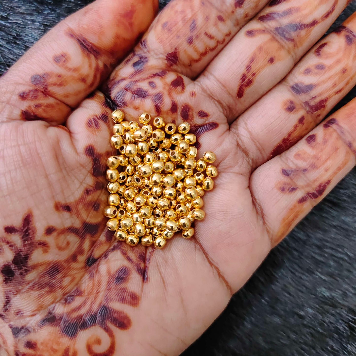 Silver gold polish small balls -RCJR257