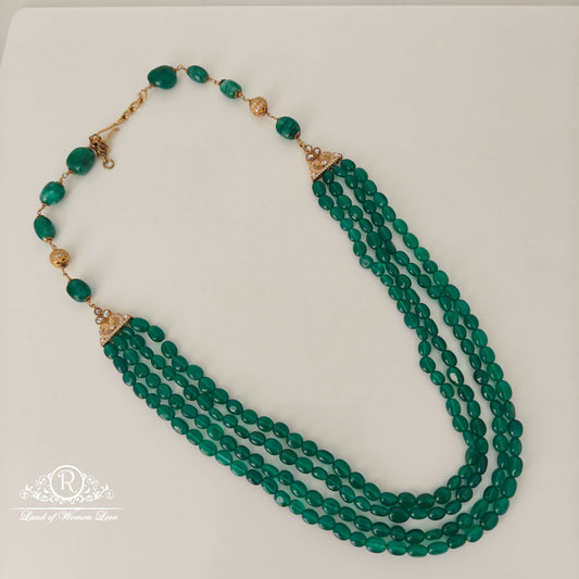 coloured beads mala-rch617 cz 92.5 silver ramala jewelry / ramala collections