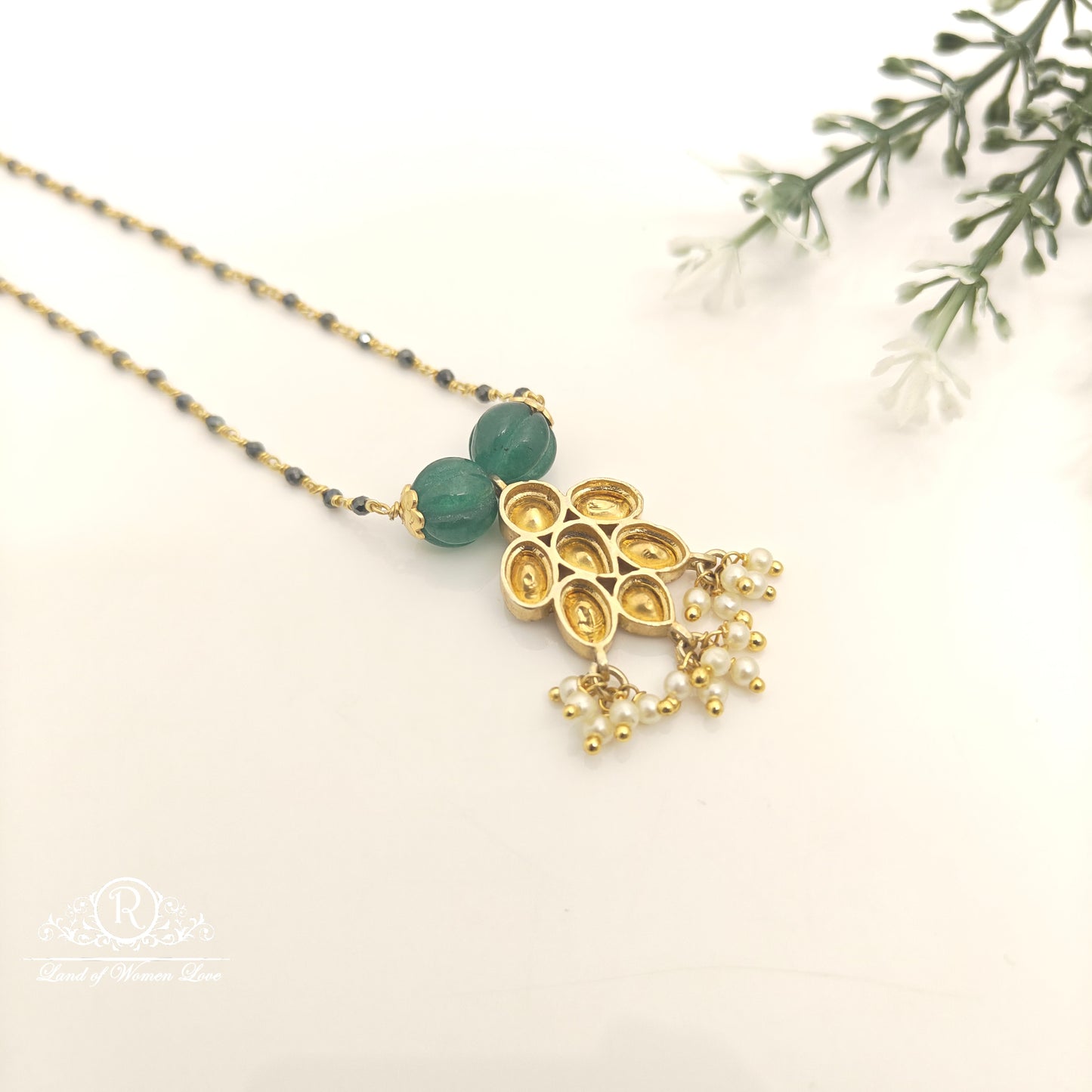 Crystals Silver Black Beads-RCH691