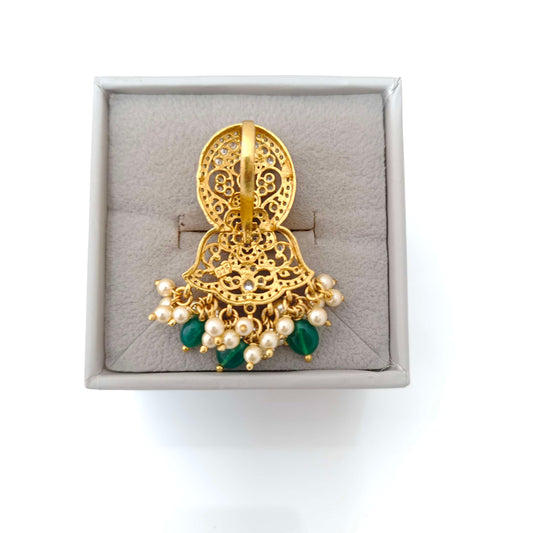 Silver white Stones Peacock Model Pendant-RCM726