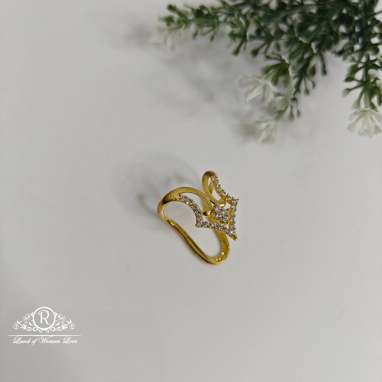 ring 92.5 silver white stones vanki ring 92.5 silver ramala jewelry / ramala collections