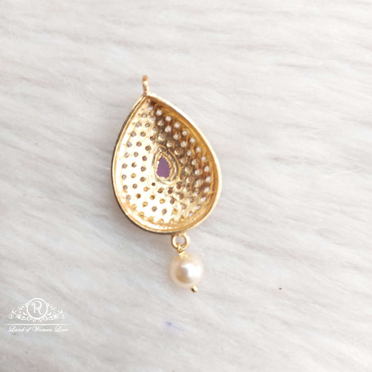 Silver CZ-Stones Locket-S907-1