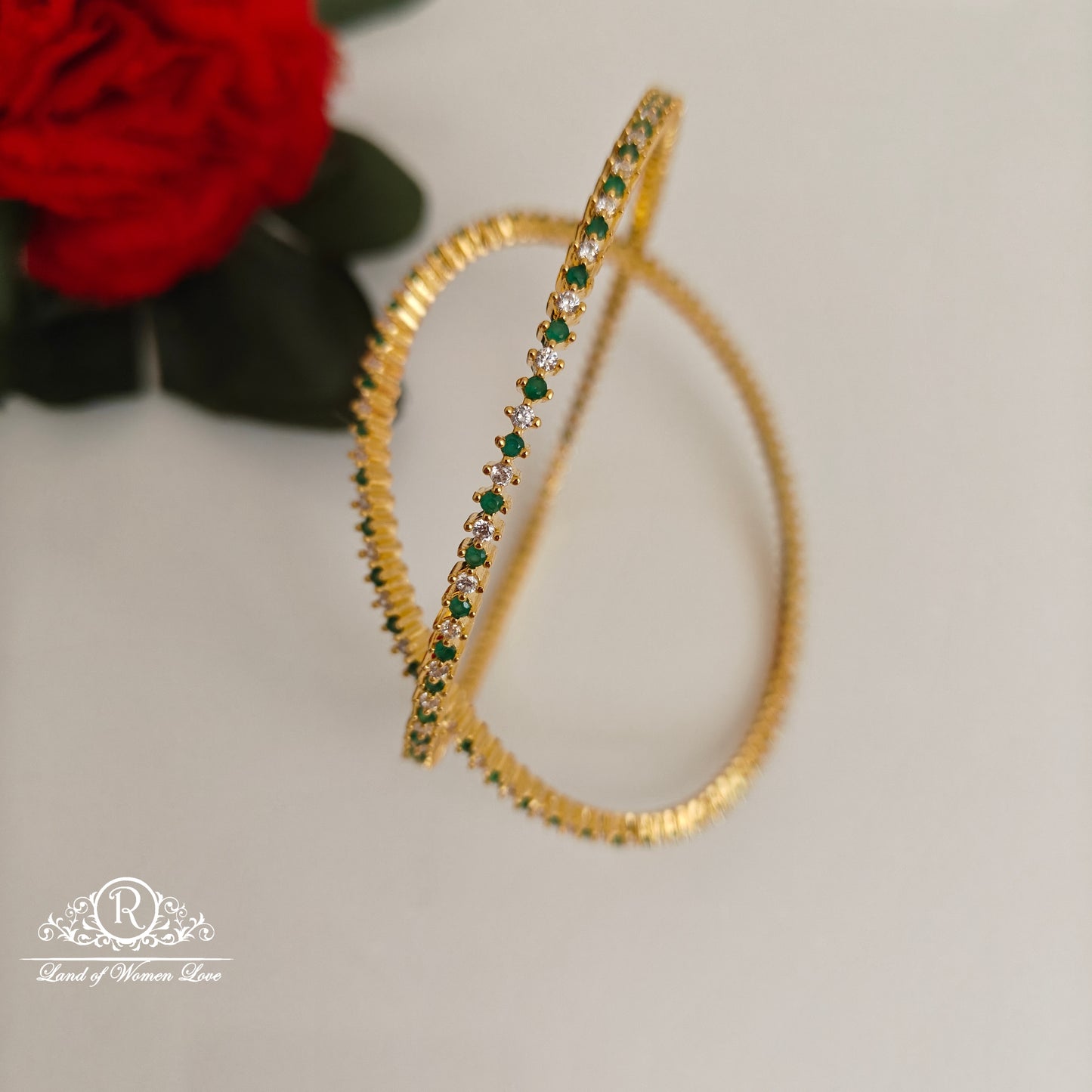 92.5 silver simple and Cute Bangles - RCBG07