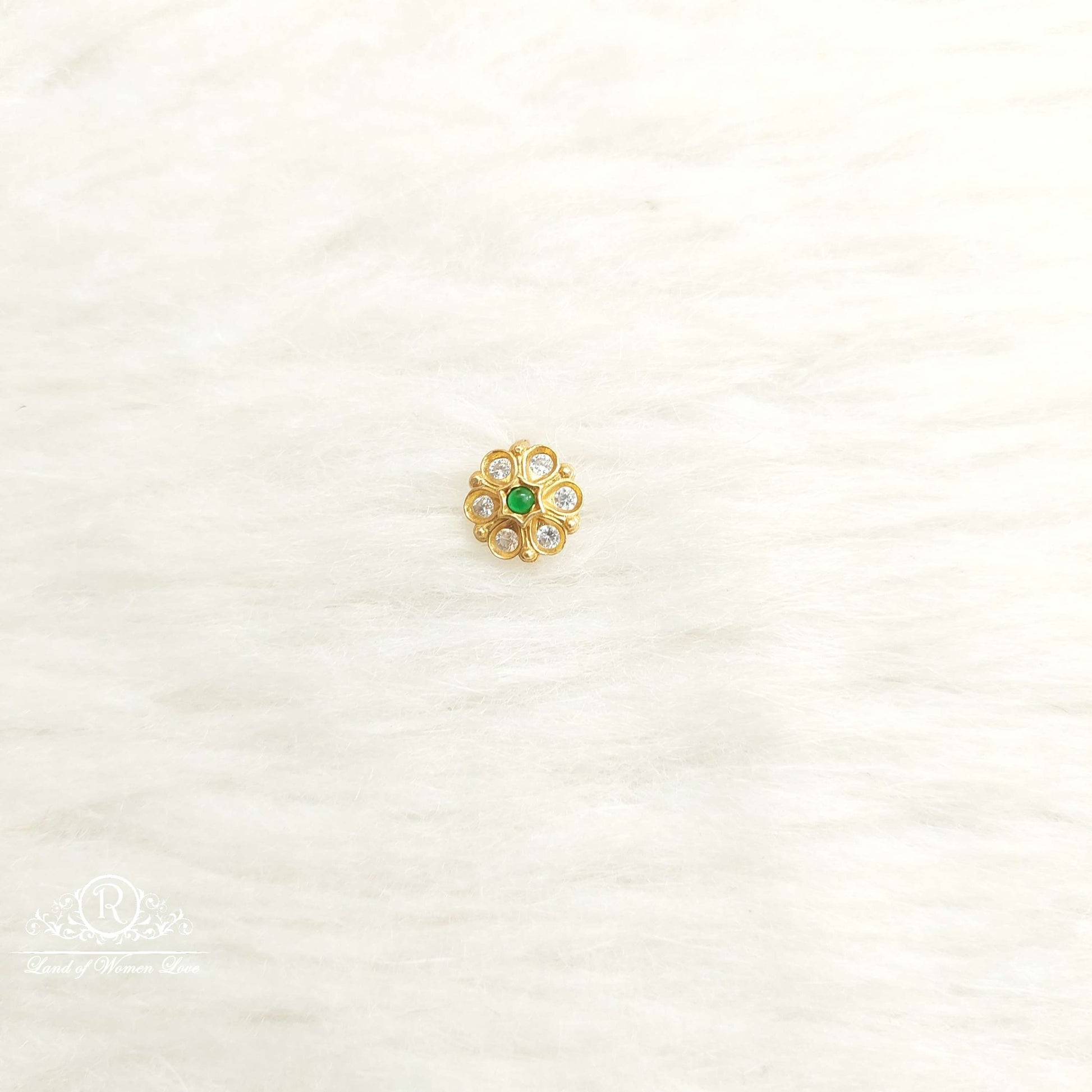 nose pin silver nose pins-sa507-6 92.5 silver ramala jewelry / ramala collections