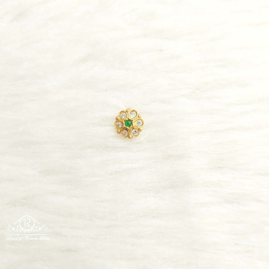 nose pin silver nose pins-sa507-6 92.5 silver ramala jewelry / ramala collections