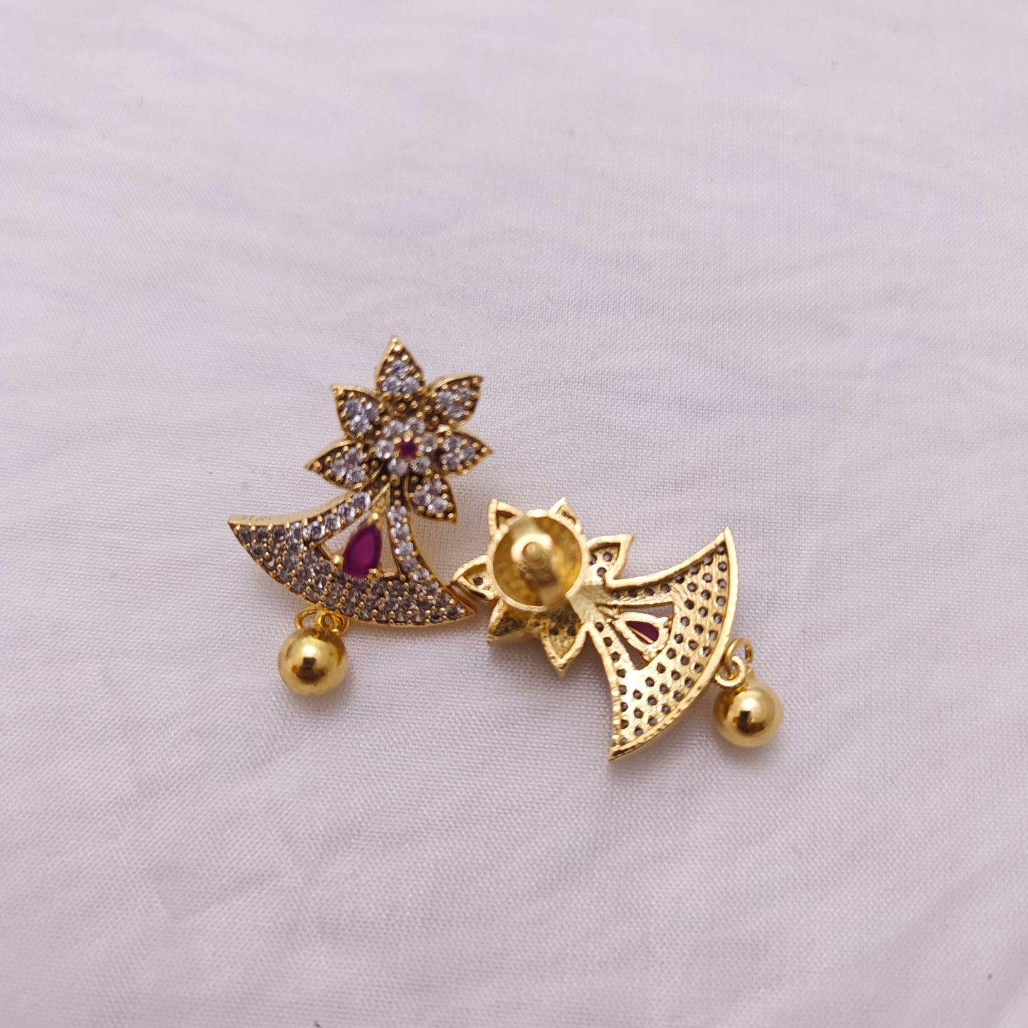 Silver earrings -RCM652