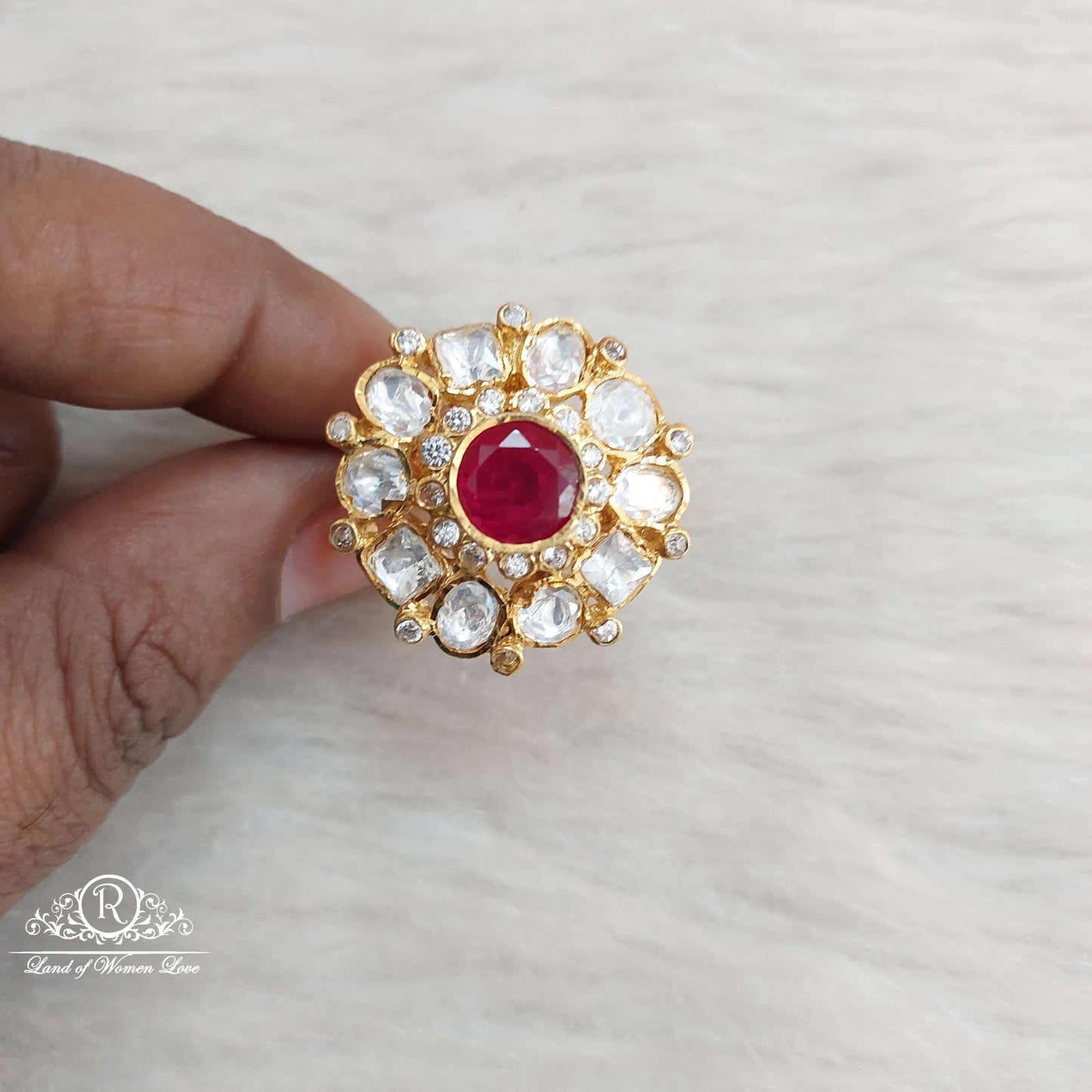 Silver Finger Ring-S819