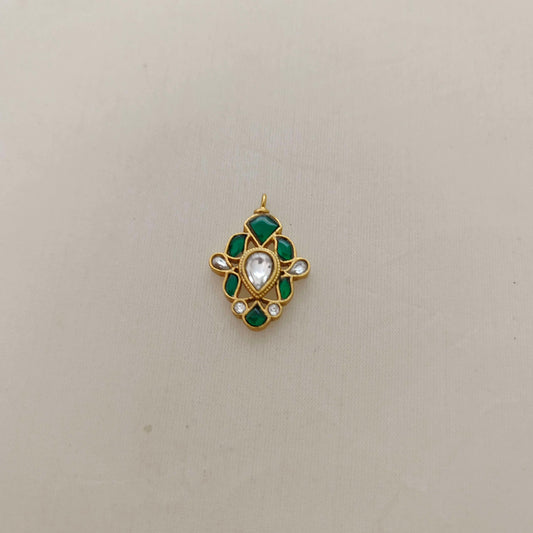 pendant silver kundan pendant -rcd264 kundan 92.5 silver ramala jewelry / ramala collections