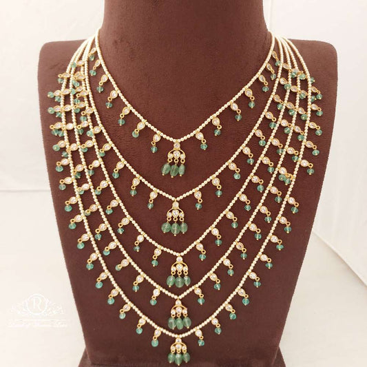 haram silver pearls rani haram-h081 92.5 silver ramala jewelry / ramala collections