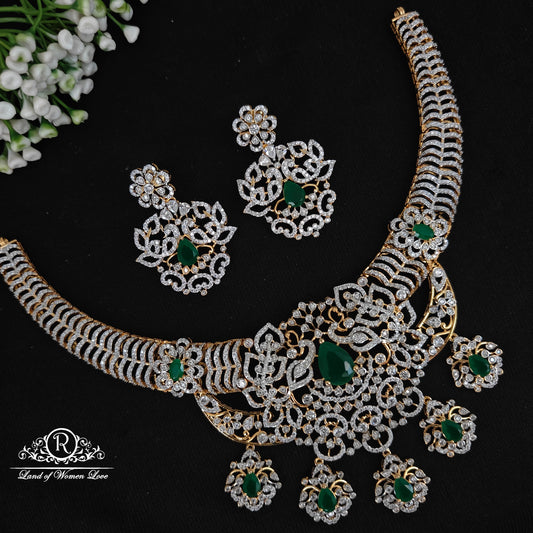 necklace silver cute and beautiful necklace -rcz-59 92.5 silver ramala jewelry / ramala collections