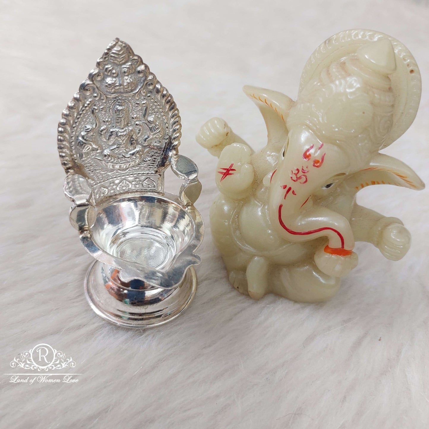 Silver Kamakshiamma Deepam-S464