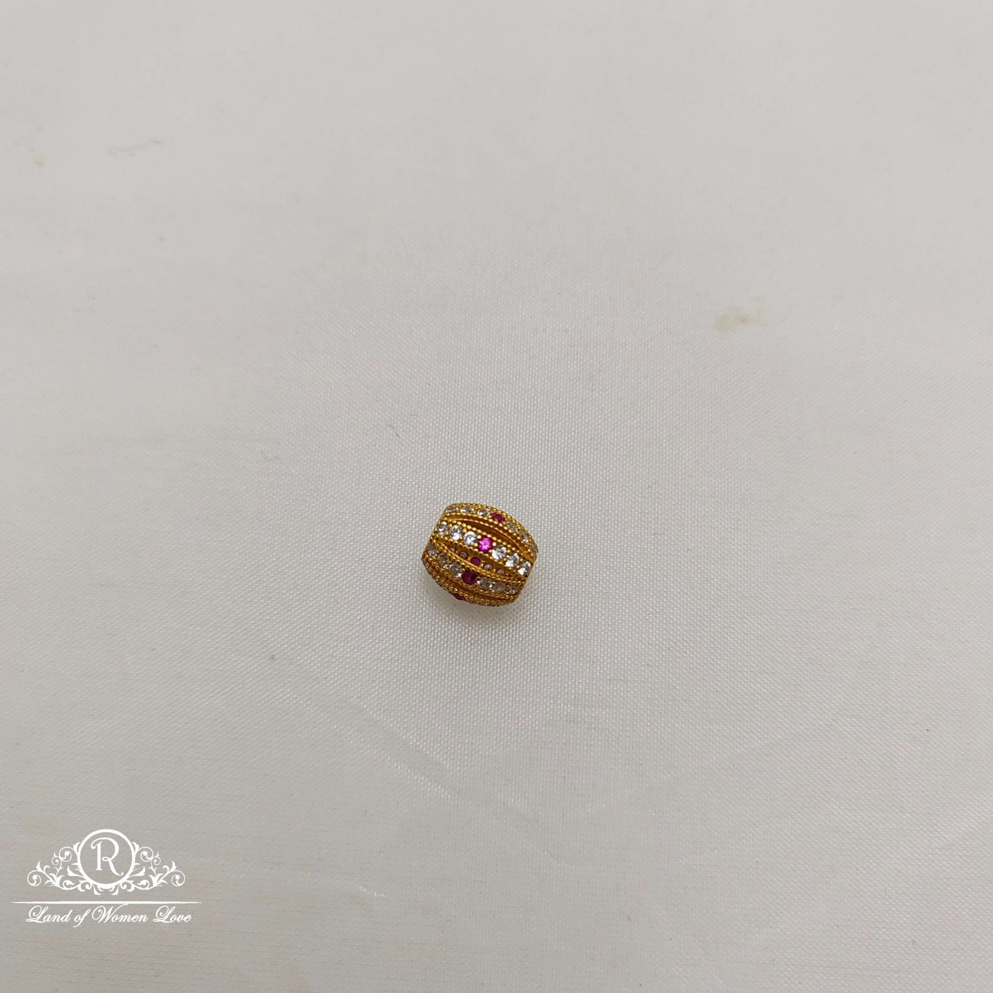 Silver CZ-stone balls-RCC082