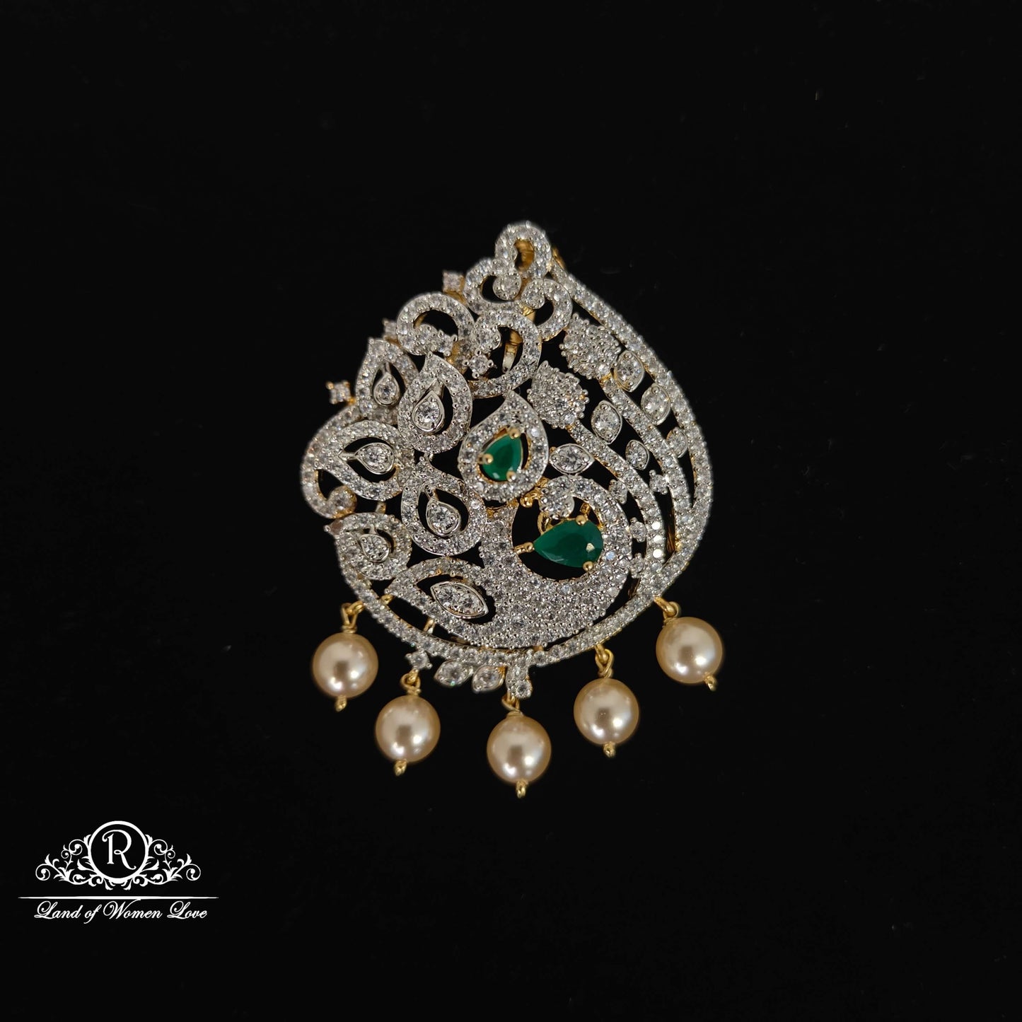 pendant diamond finishing silver pendant-rc94-90m01 92.5 silver ramala jewelry / ramala collections