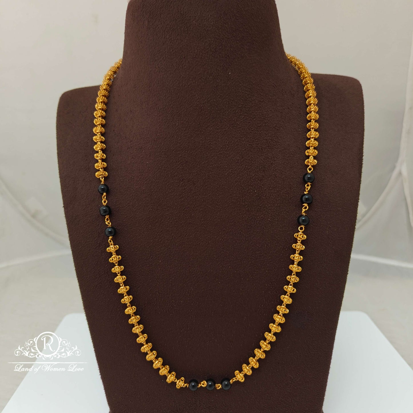 Silver Gold Balls Design Chain-RCJR649