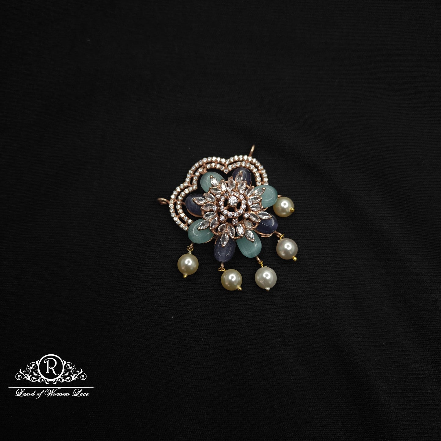 92.5 silver fusion rose gold polish locket-rcm1068 92.5 silver ramala jewelry / ramala collections