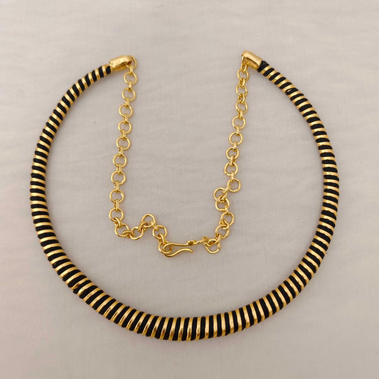 Silver black theard kante designs-RCD274