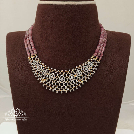 Silver Beads Design Chocker-RCMJ150