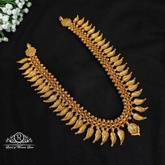 92.5 silver simple & cute Lakshmi Devi  design Nakshi finishing necklace -RCP152