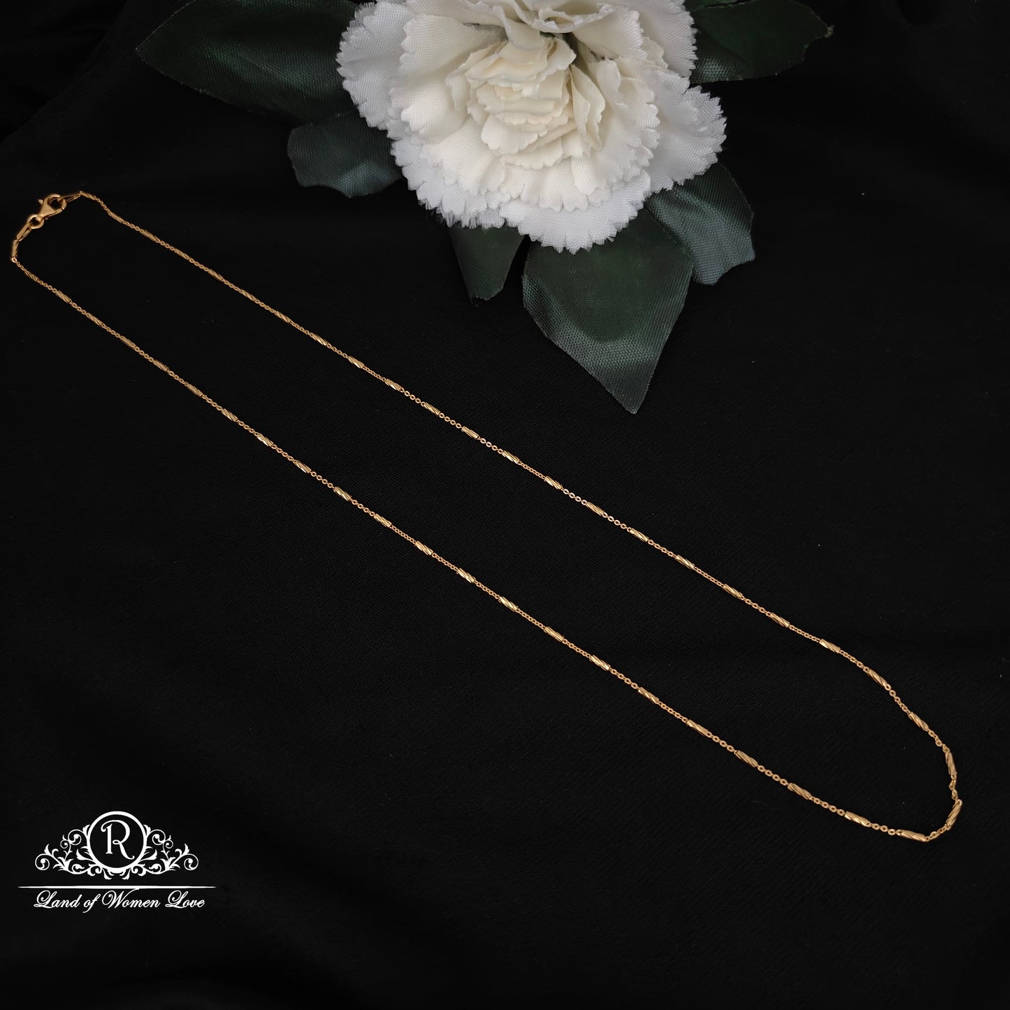 chain 92.5 silver simple and cute chain -rch932 92.5 silver ramala jewelry / ramala collections