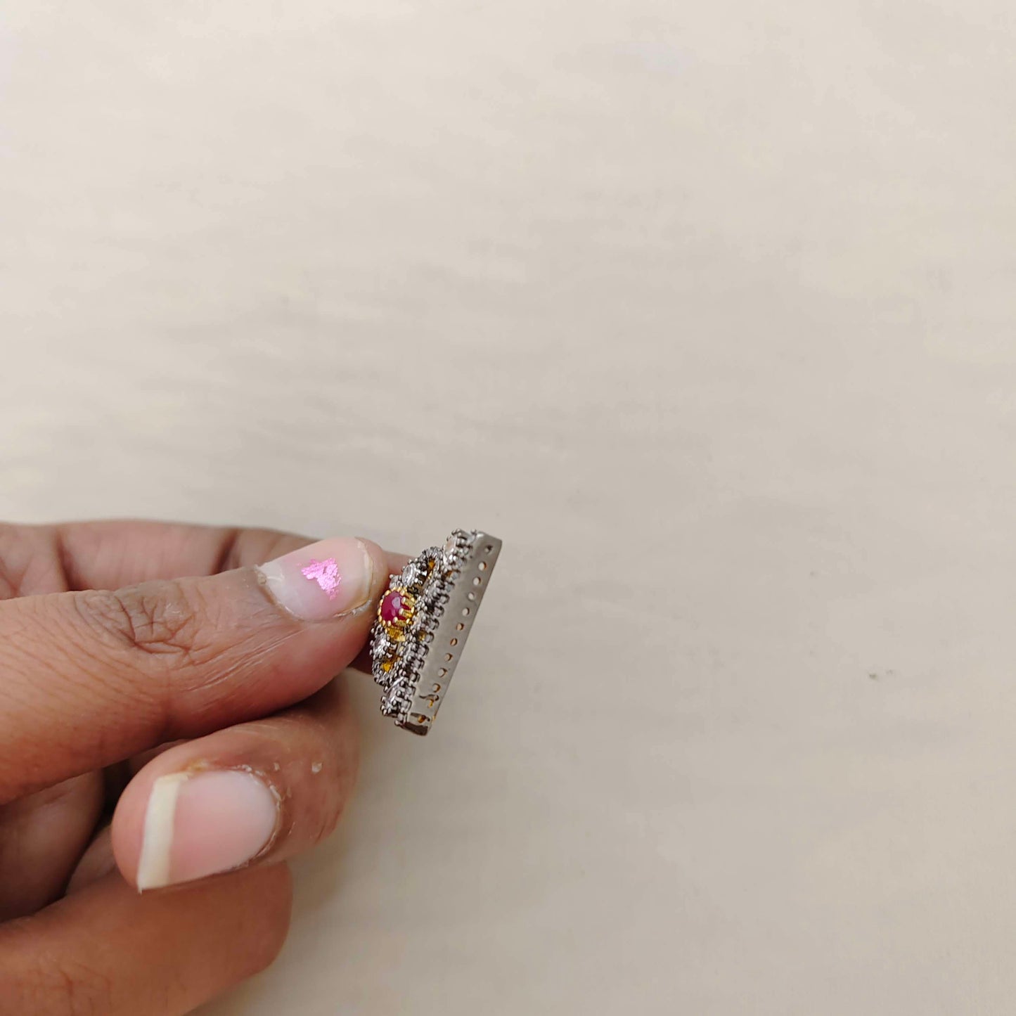 Silver victorian side lockets - RCD314