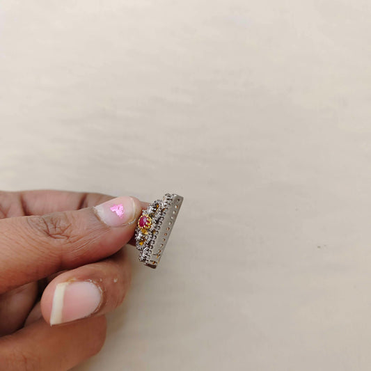 Silver victorian side lockets - RCD314