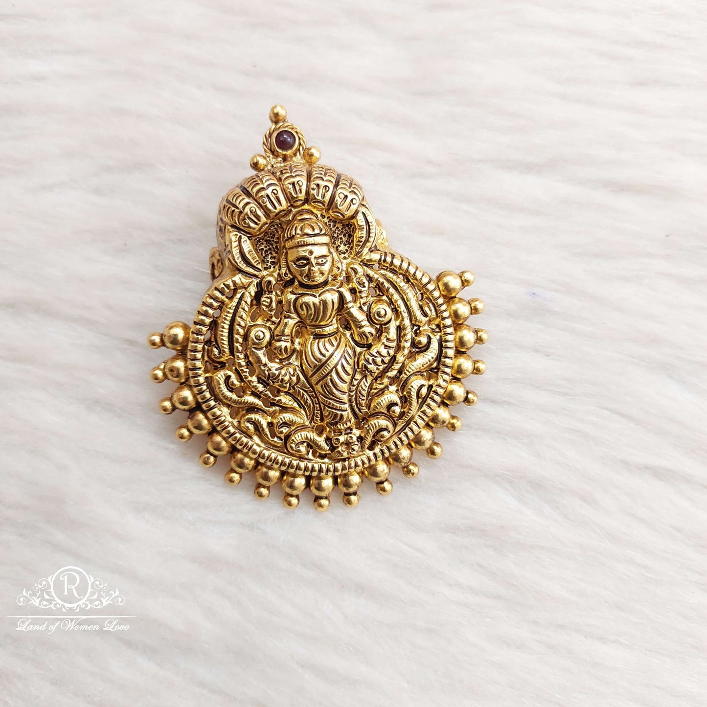 silver lakshmi devi locket-s901-2 92.5 silver ramala jewelry / ramala collections