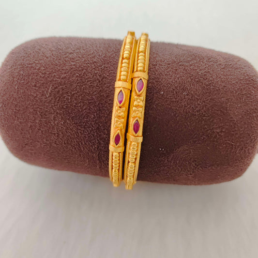 Silver gold replica bangles -RCV237