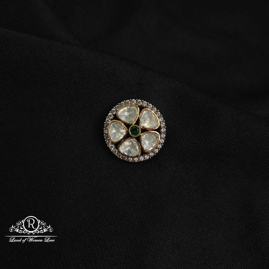 92.5 silver flower design victorian side locket-rcm1105 92.5 silver ramala jewelry / ramala collections