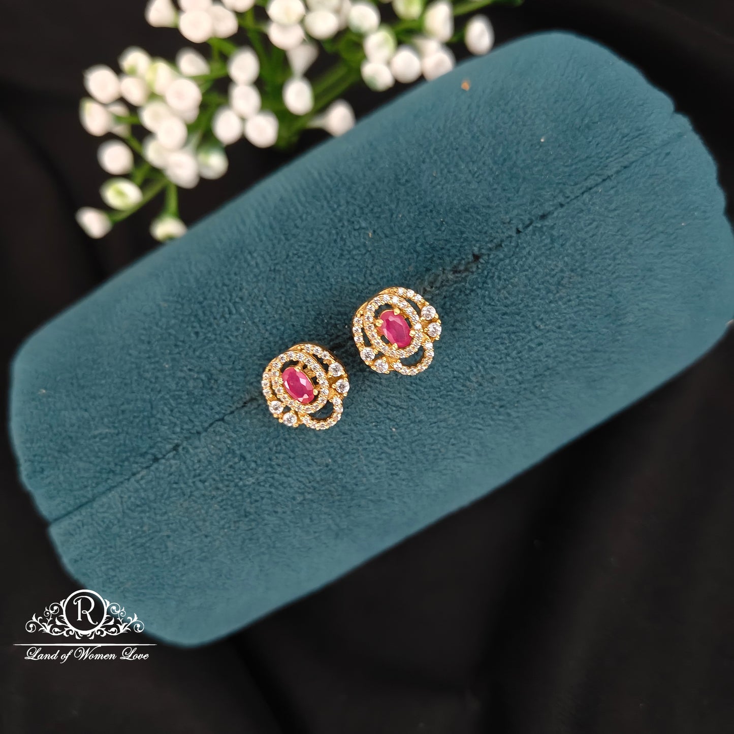 earrings silver cute and beautiful earrings -rcbg094-1 92.5 silver ramala jewelry / ramala collections