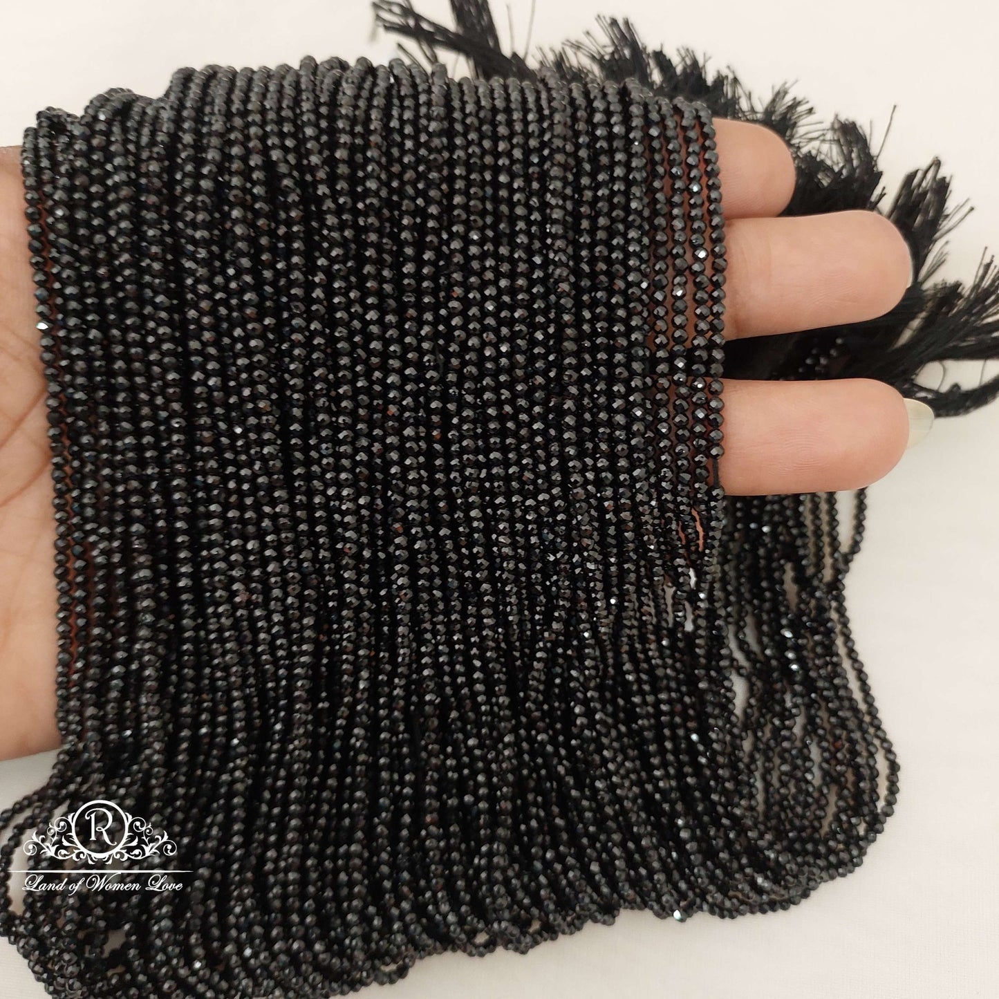 2.25MM Black Spinnals Beads-MJ28
