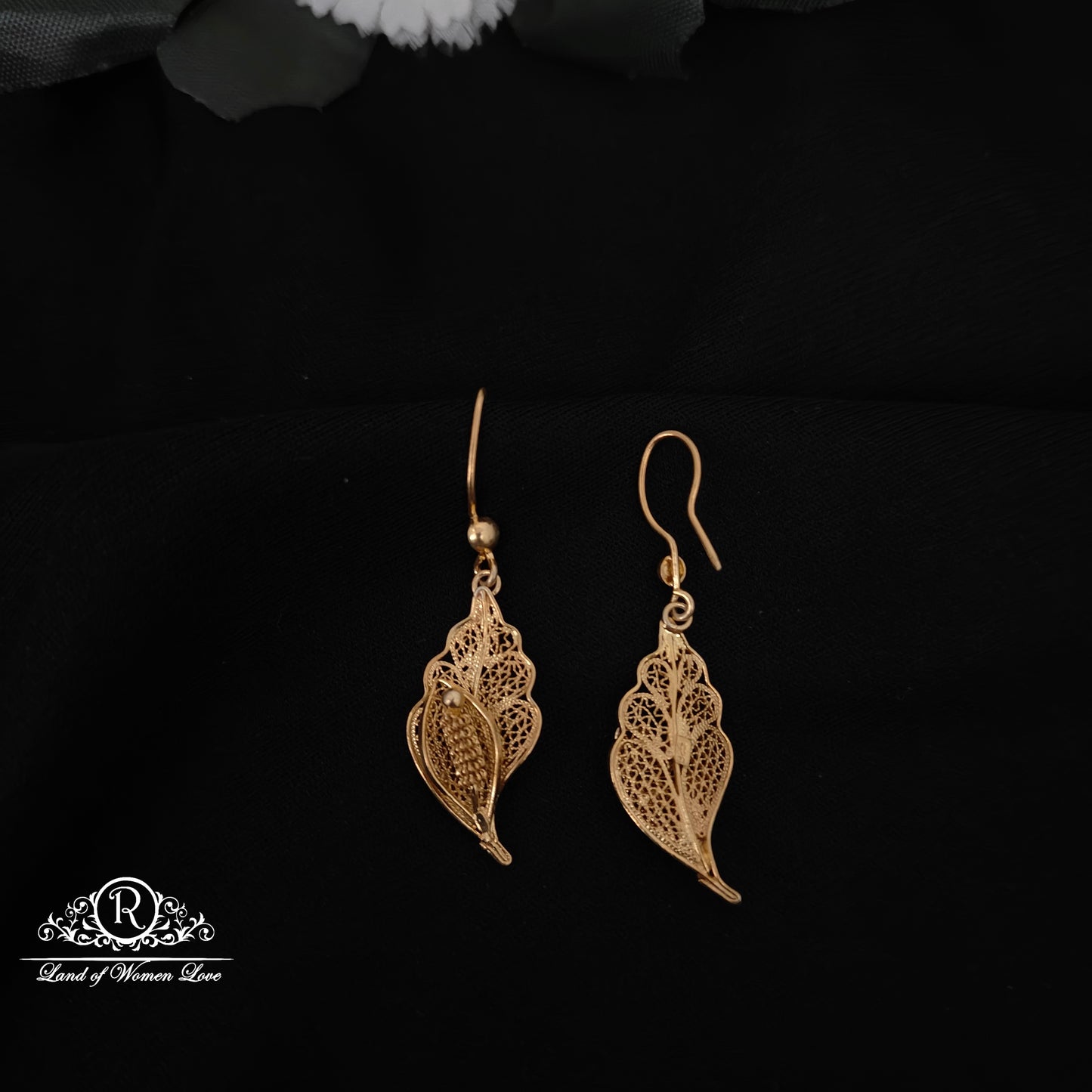 Silver Hanging Earrings-RCA049