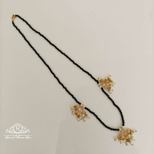 crystals silver black beads-rch598 92.5 silver ramala jewelry / ramala collections