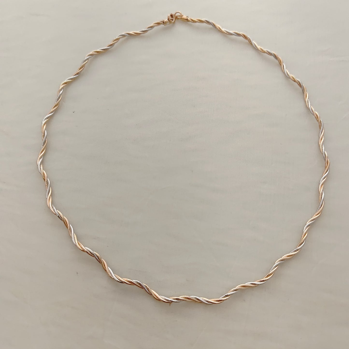 necklace silver rose gold kante design-rct202 92.5 silver ramala jewelry / ramala collections