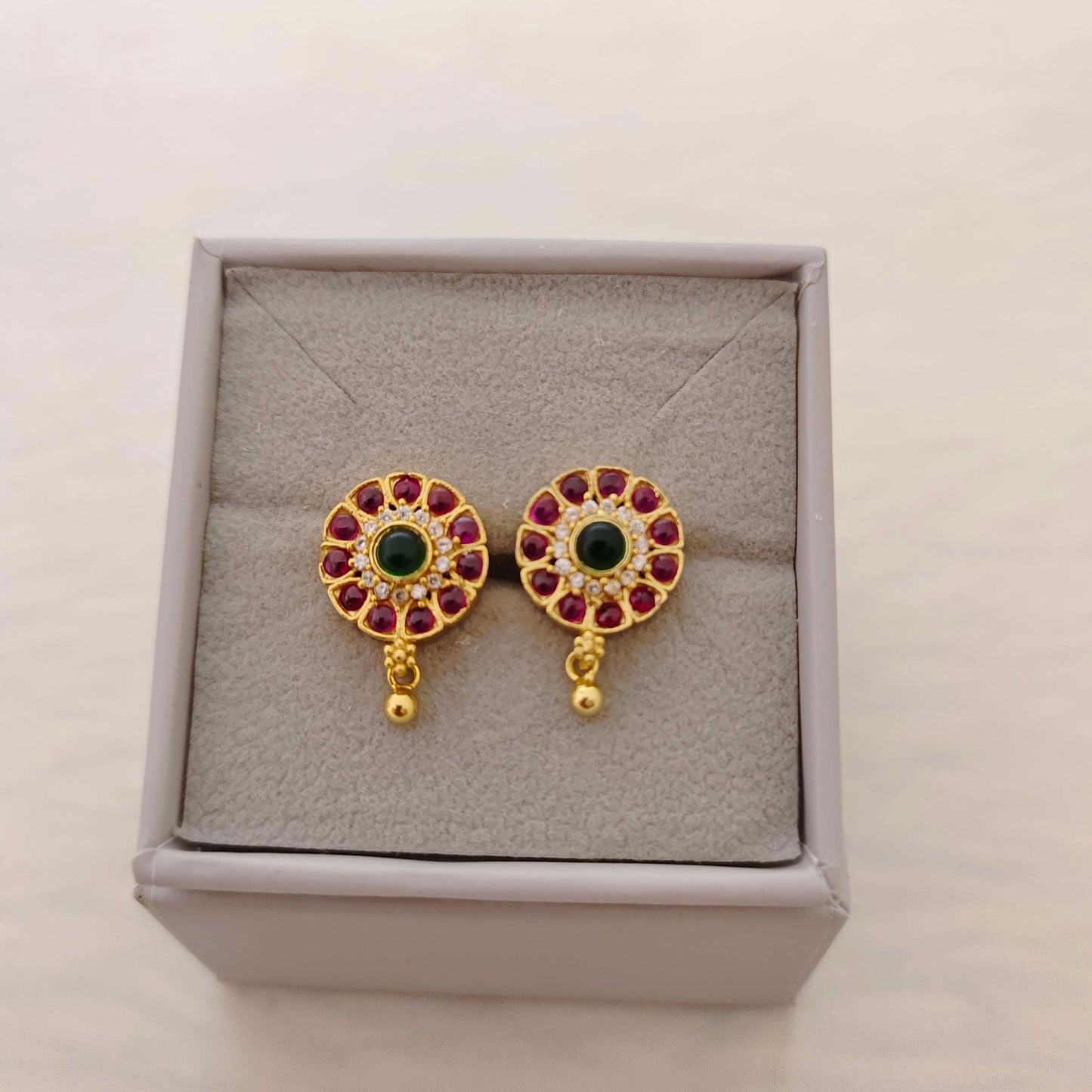 stud silver earrings -rca139 92.5 silver ramala jewelry / ramala collections