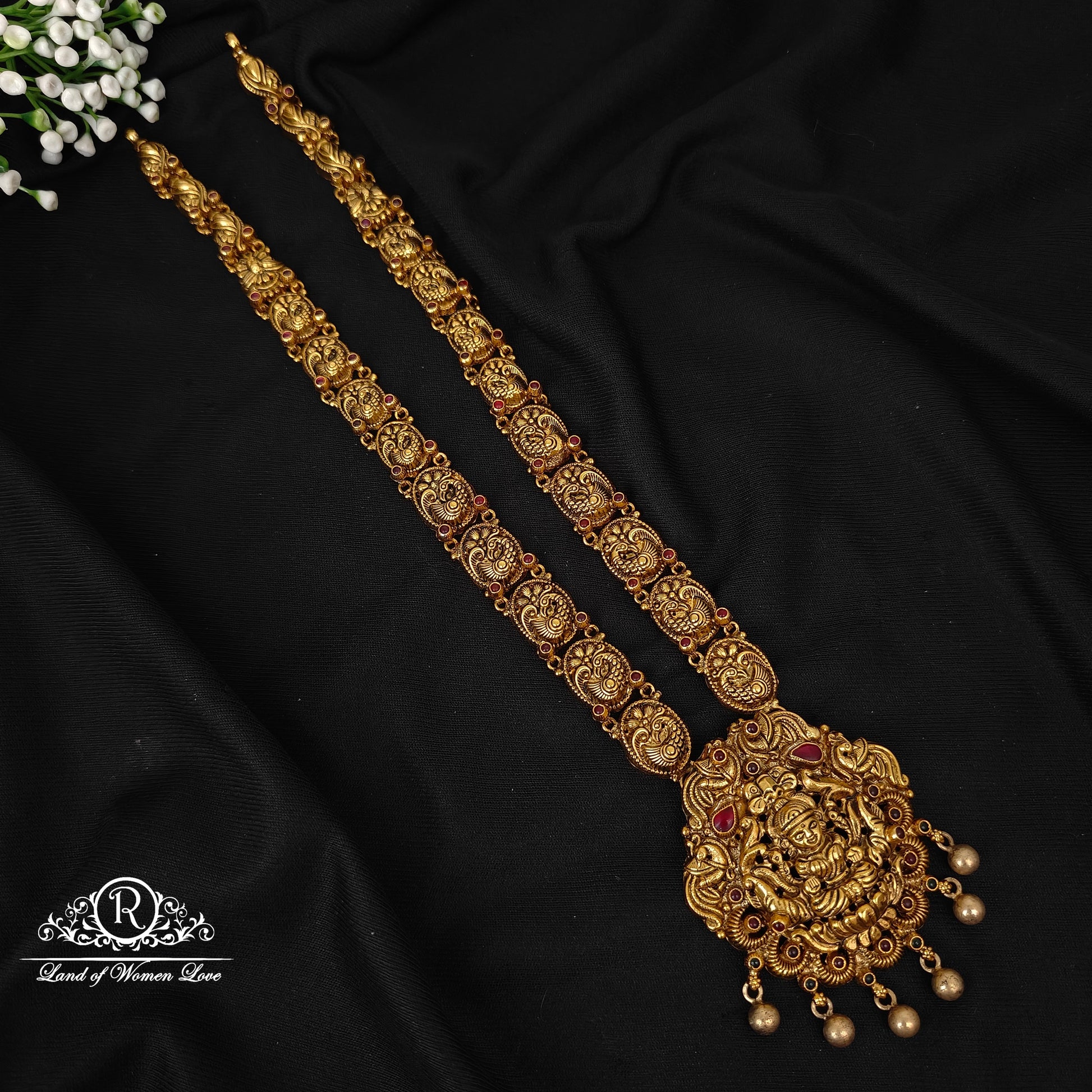 necklace 92.5 silver simple and cute haram 92.5 silver ramala jewelry / ramala collections