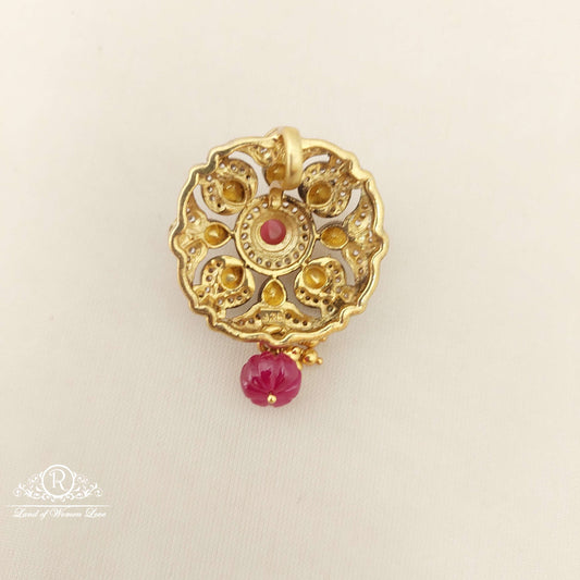 Silver Victoria Moissanite Locket-C169