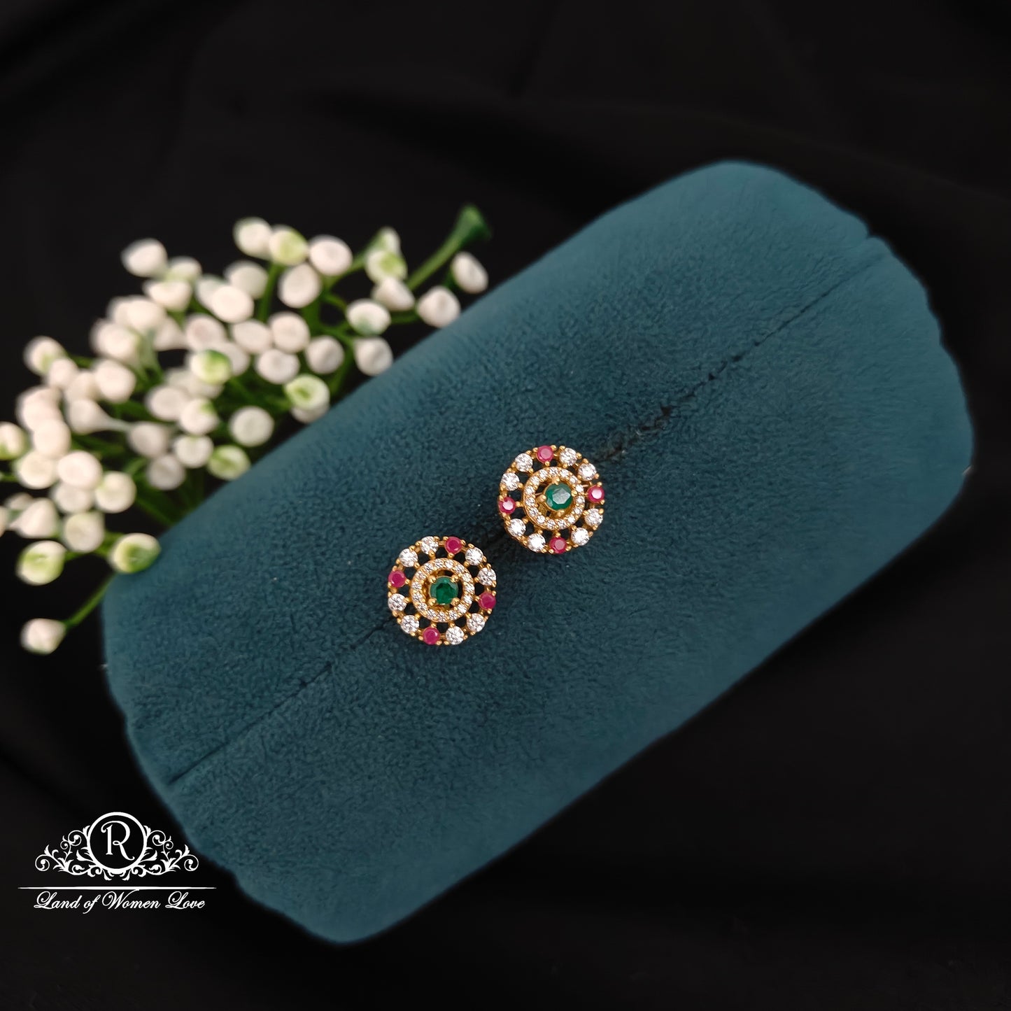 earrings silver cute and beautiful earrings -rcbg086 92.5 silver ramala jewelry / ramala collections