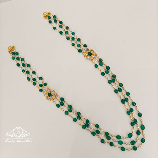 original swaraj ki pearls side lockets beads mala-rcah07 92.5 silver ramala jewelry / ramala collections