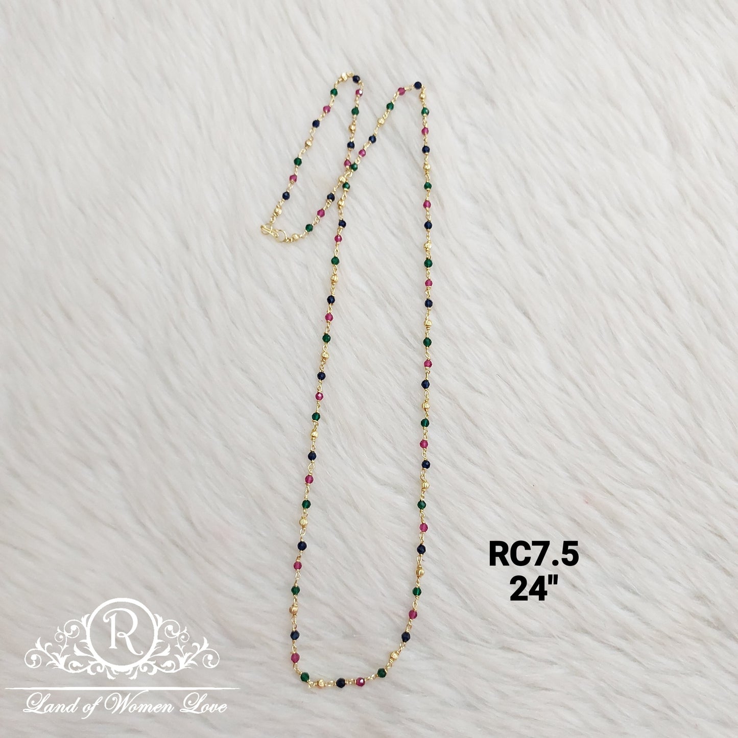 chain silver beads-rc51 92.5 silver ramala jewelry / ramala collections