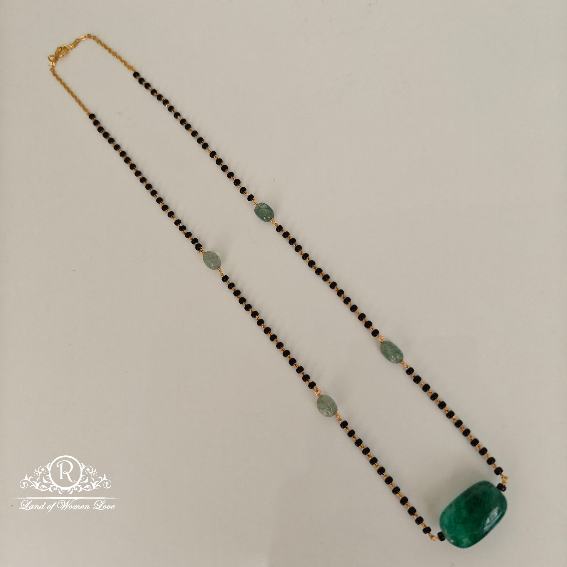 92.5 silver black beads-rchr12 92.5 silver ramala jewelry / ramala collections