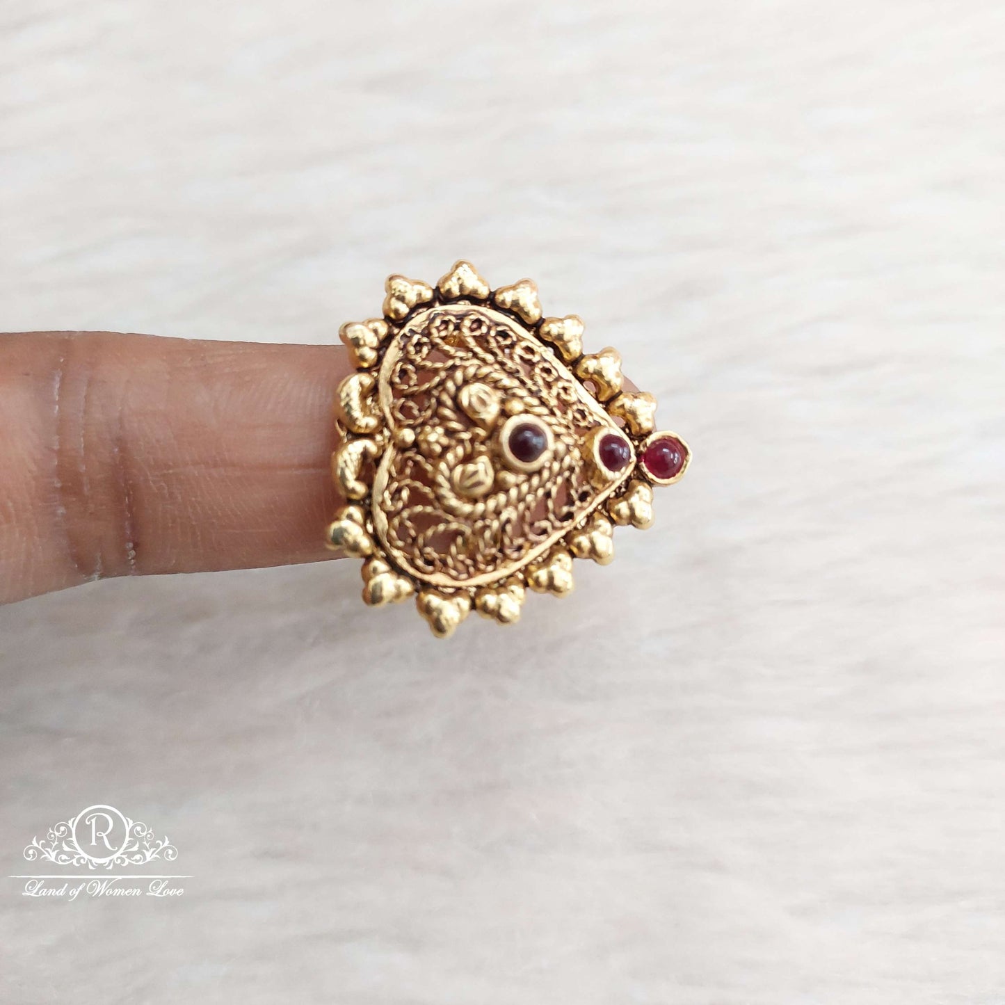 Silver Finger Ring-S818