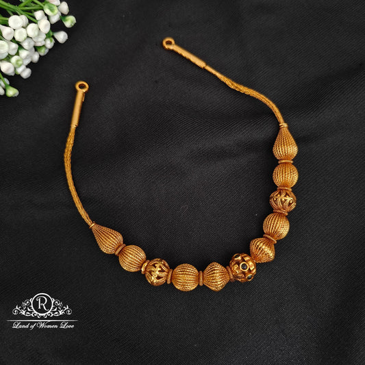 necklace 92.5 silver simple and cute nakshi finishing necklace with nakshi balls-rcp156 92.5 silver ramala jewelry / ramala collections
