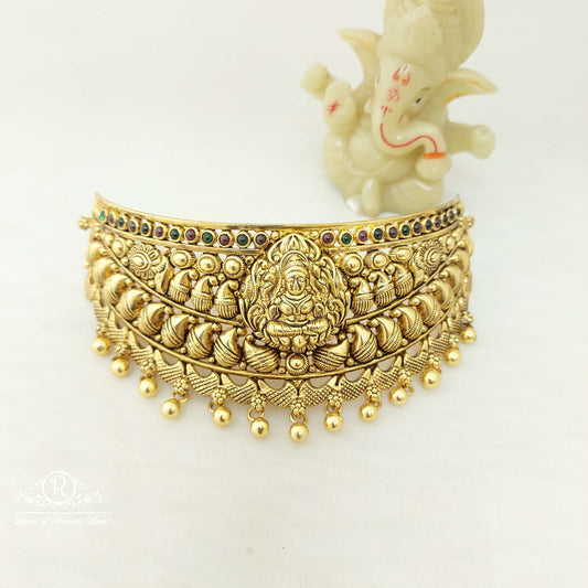 silver lakshmi devi chocker-jr15 92.5 silver ramala jewelry / ramala collections