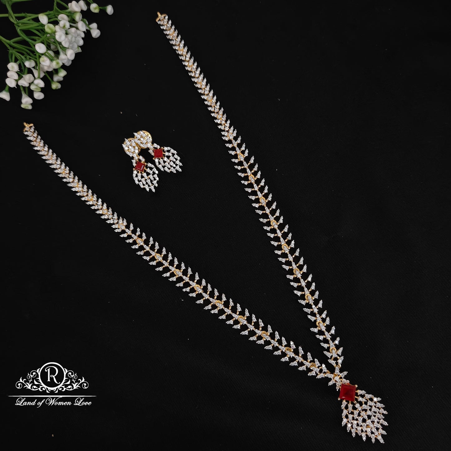 earrings silver simple and cute haram with earrings 92.5 silver ramala jewelry / ramala collections