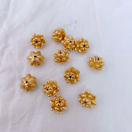 Silver base gold polish balls-RCV222