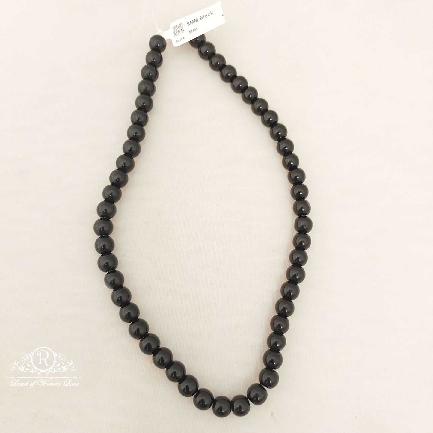 8MM Black Honex Beads-MJ14