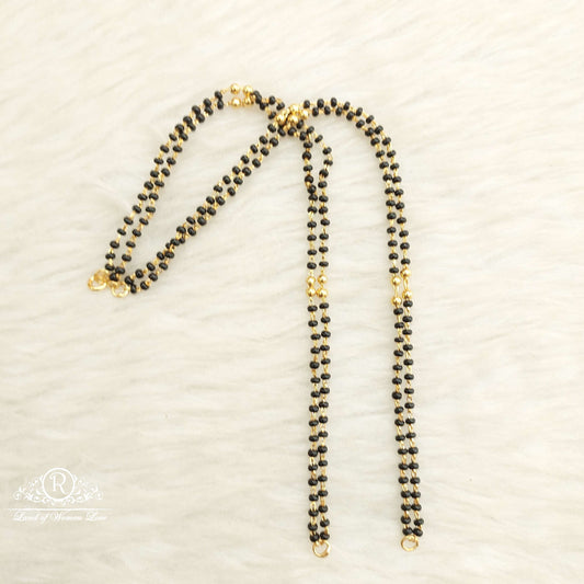 Silver Black Beads-JR18