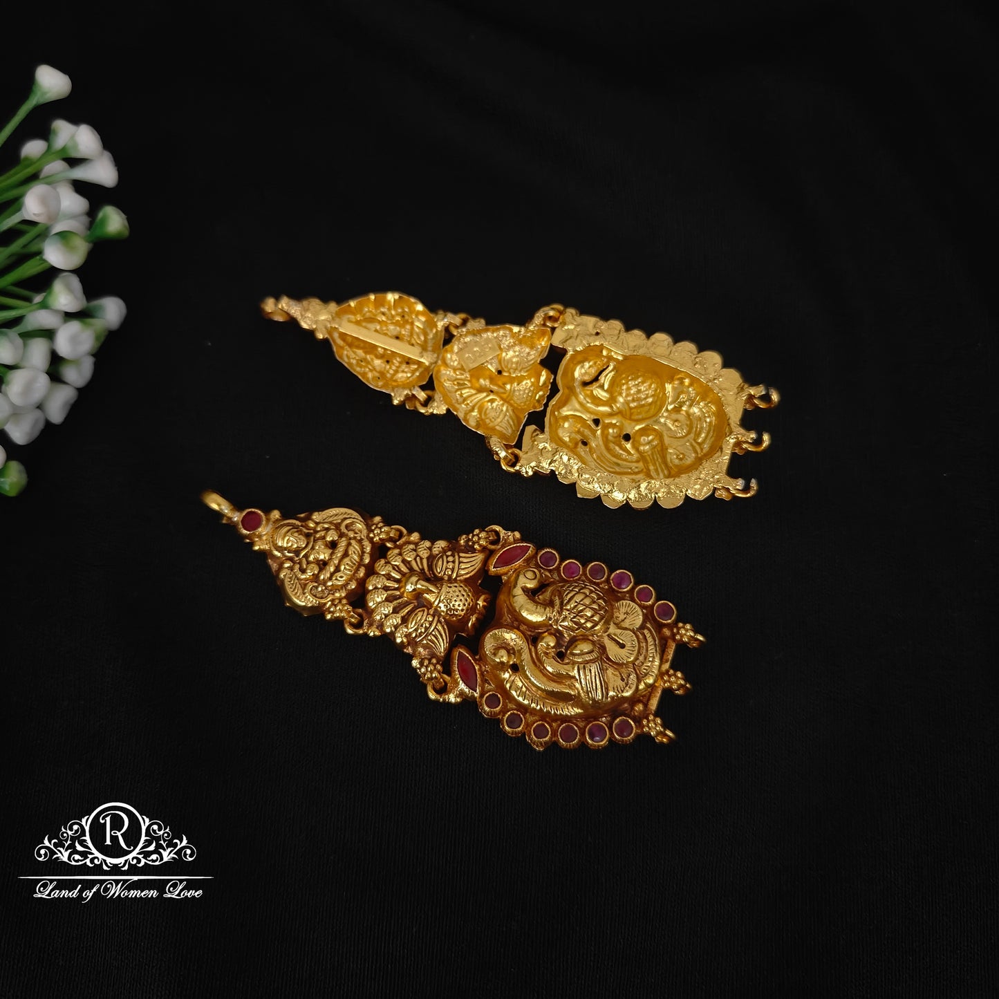 92.5 silver simple and Cute side locket - RCJR968