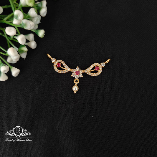 92.5 silver simple and cute mala locket - rcjr1002 92.5 silver ramala jewelry / ramala collections