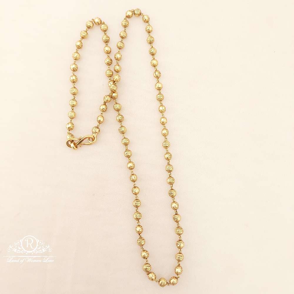 Silver Gold Balls Chain-V012-1